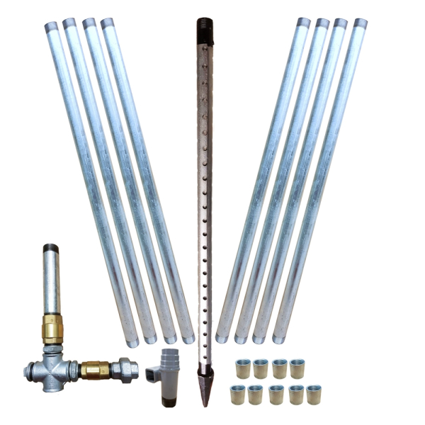 9m Brunnenbau Set mit Rammfilter und Pumpenstock